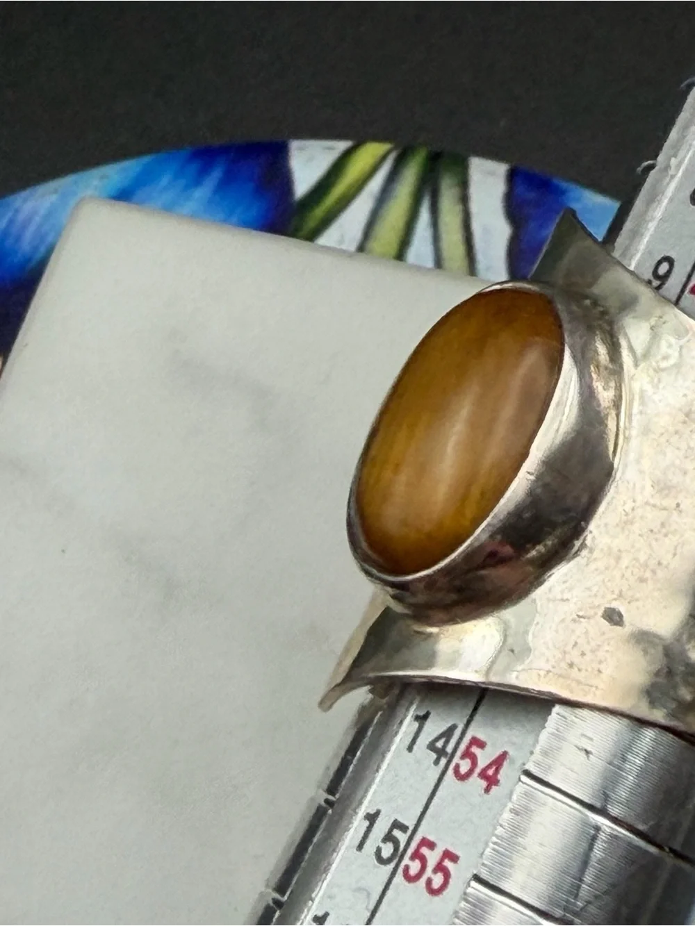 Vintage Plateria Los Ballesteros 925 Mexico Ring Size 6.25 eagle Assay #S76